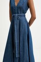 Answear.LAB sukienka jeansowa WA25.SUD116 niebieski