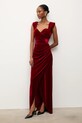 Answear.LAB sukienka 5379 bordowy WA25