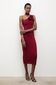 Answear.LAB sukienka 987.tos bordowy WA25