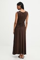 Odzież Answear.LAB sukienka A23496.hak brązowy