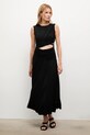 Answear.LAB sukienka A23496.hak czarny WA25
