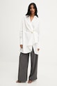 Answear.LAB rochie din bumbac 3139.ILK alb WA25
