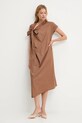 Šaty Answear.LAB B9848.hak hnědá WA25