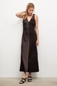 Answear.LAB sukienka casual brązowy EX.58122-25Y.TOS