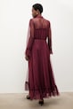 Odzież Answear.LAB sukienka 81066.FLK bordowy