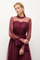 Answear.LAB sukienka bordowy 81066.FLK