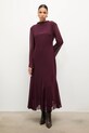 Answear.LAB sukienka ST.3292.TOS bordowy WA25