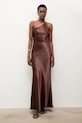 Odzież Answear.LAB sukienka SNG.146.TOS brązowy