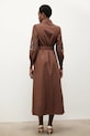 Bavlněné šaty Answear.LAB v3415.fh hnědá WA25