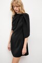 Answear.LAB sukienka rozkloszowany czarny htwdress.tos