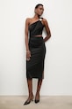 Answear.LAB rochie midi negru EX.58186.TOS