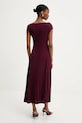 Odzież Answear.LAB sukienka AB853.iak bordowy