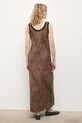 Odzież Answear.LAB sukienka 55621.iak brązowy