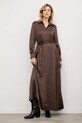 Answear.LAB sukienka casual brązowy 1190.hak
