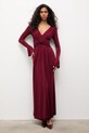 Answear.LAB sukienka WA25-SUD242 bordowy WA25
