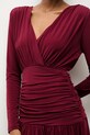 Šaty Answear.LAB sng.84.tos burgundské