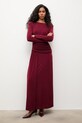 Answear.LAB sukienka WA25-SUD247 bordowy WA25