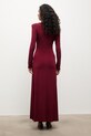 Odzież Answear.LAB sukienka WA25-SUD247 bordowy