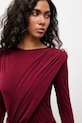Answear.LAB sukienka bordowy WA25-SUD247