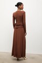 Odzież Answear.LAB sukienka sng.101.tos brązowy