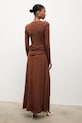 Odzież Answear.LAB sukienka sng.101.tos brązowy