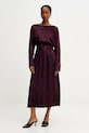 Answear.LAB sukienka 50209.TOS bordowy WS26