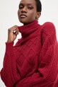 Answear.LAB sweter z kaszmirem czerwony 2722.fh