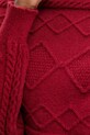 Answear.LAB sweter z kaszmirem 2722.fh czerwony