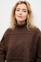 Answear.LAB sweter z kaszmirem brązowy 2722.fh