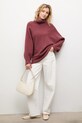 Answear.LAB sweter z kaszmirem 2723.fh bordowy WA25