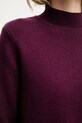 Answear.LAB sweter z kaszmirem WF2758.fh bordowy