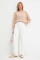 Answear.LAB sweter z wełną ASF2359.fh brązowy WA25