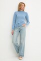 Answear.LAB sweter z kaszmirem ASF2622.wf2407.fh niebieski WA25