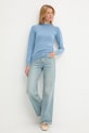 Answear.LAB sweter z kaszmirem ASF2622.wf2407.fh niebieski WA25