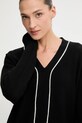Answear.LAB sweter z kaszmirem i jedwabiem czarny 2691.fh
