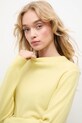 Answear.LAB sweter wełniany WA25-SWD021 żółty