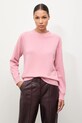 Answear.LAB sweter wełniany WA25-SWD021 różowy WA25