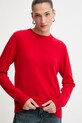 Answear.LAB sweter wełniany WA25-SWD021 czerwony