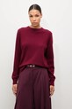 Odzież Answear.LAB sweter wełniany WA25-SWD021 bordowy