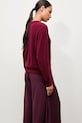 Светр з вовни мериноса Answear.LAB бордо WA25-SWD021
