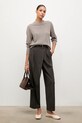 Answear.LAB sweter wełniany WA25-SWD021 brązowy WA25