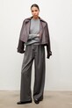 Answear.LAB sweter wełniany WA25-SWD021 szary WA25