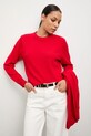 Answear.LAB sweter wełniany WA25-SWD022 czerwony WA25