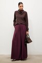 Answear.LAB sweter wełniany WA25-SWD023 brązowy WA25