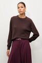 Answear.LAB sweter wełniany brązowy WA25-SWD023