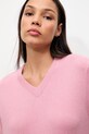 Πουλόβερ από μαλλί μερινό Answear.LAB WA25-SWD027 ροζ