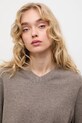 Answear.LAB sweter wełniany WA25-SWD027 brązowy