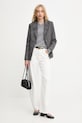 Pulover od merino vune Answear.LAB WA25-SWD027 siva WA25