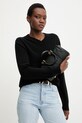 Answear.LAB sweter wełniany WA25-SWD027 czarny