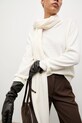 Answear.LAB sweter wełniany beżowy WA25-SWD028